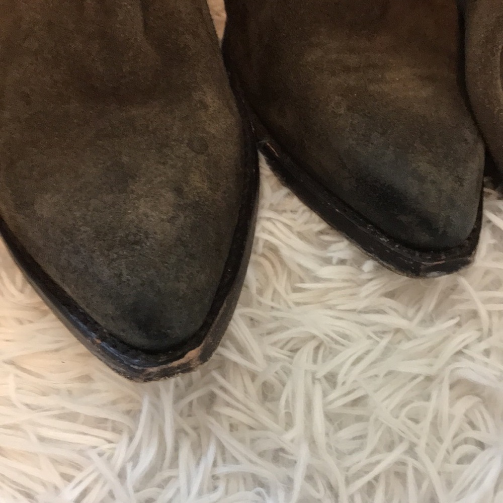 Frye Tall Leather Suede Riding Boot - Picture 3 of 9